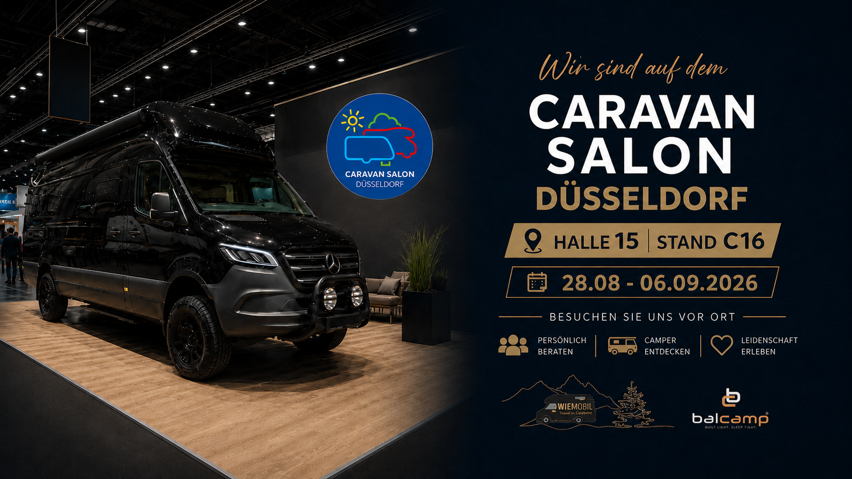 Wiemobil auf dem Caravan Salon Düsseldorf
