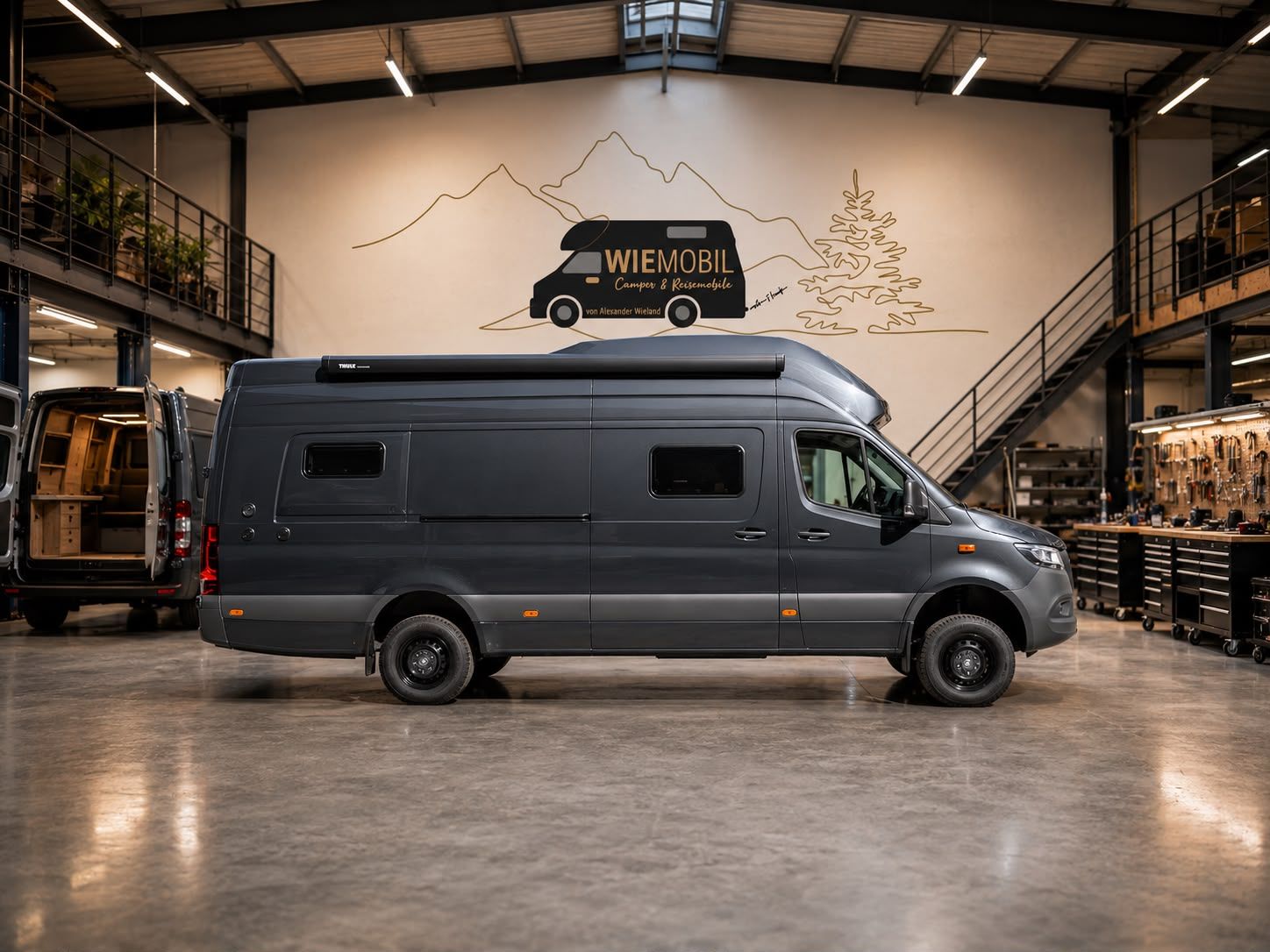 Wiemobil Sprinter 742 4x4 Brandlhof mit Hochbett und XXL-Bad