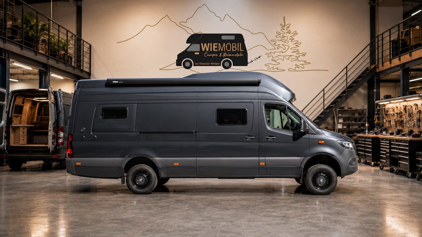 Wiemobil Sprinter 742 4x4 Brandlhof mit Hochbett und XXL-Bad